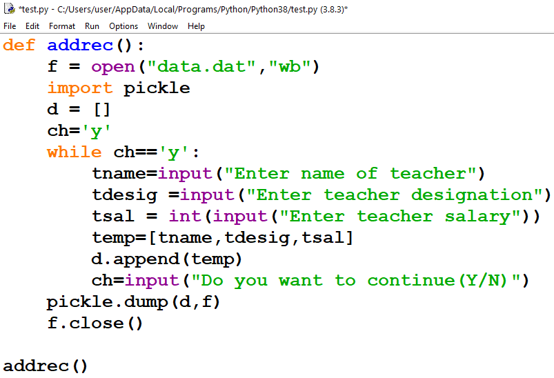 Class 12 - How To Handle Binary File In Python - Easy Handout - CS-IP ...