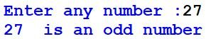 Even Odd Program in Python using Function #2 - CS-IP-Learning-Hub